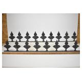Old Iron Leaf Fence Topper