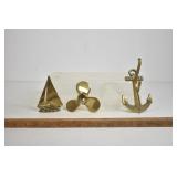 3 Brass Nautical Pieces