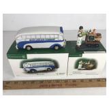 Dept 56 Blue Line Bus & Serving Irish Ale