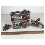 Department 56 Harley Davidson Dealership/Figures