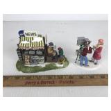Dept 56 Newstand & TV Reporter