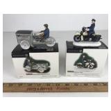 Department 56 Motorcycle Figures in box