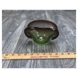 Murano Green Glass G. Giacobbe Italy