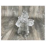 Crystal Santa Claus Candle Holder