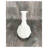Grape Flower Vase White