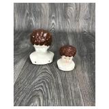 2 Porcelain Doll Heads