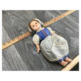 Old German Doll w/ Glass Eyes