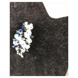 Multi Colored Blue Stone Broach