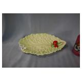 12'x7' Carlton Ware Mojolica Leaf tray