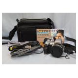 Camera With Bag & Accessories