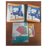 Binders Dividers And Highlighters -New