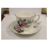 Queen Anne Tea Cup & Saucer