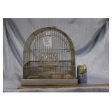 Retro wire birdcage