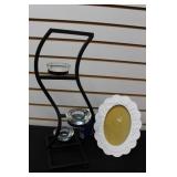 Candle holder and picture frame Candle holder and picture frame