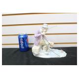 Old man Fishing figurine Old man Fishing figurine