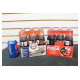 2 / 6 pks of coca cola 1996/1999 collector bottles 2 / 6 pks of coca cola 1996/1999 collector bottles