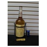 Texas Mickey Whiskey Bottle with Stand Texas Mickey Whiskey Bottle with Stand