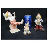 Clown figurines Clown figurines