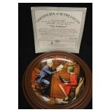 ' The Professor ' Norman Rockwell Collectors plate ' The Professor ' Norman Rockwell Collectors plate