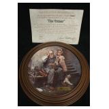 'The Cobbler' Norman Rockwell Collectors plate 'The Cobbler' Norman Rockwell Collectors plate