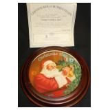 'Santas Golden Gift' Norman Rockwell Plate 'Santas Golden Gift' Norman Rockwell Plate