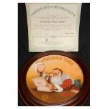 'Grandpa Plays Santa' Norman Rockwell Plate 'Grandpa Plays Santa' Norman Rockwell Plate