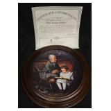 'The Young Scholar' Norman Rockwell Plate 'The Young Scholar' Norman Rockwell Plate
