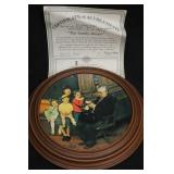 'The Family Doctor' Norman Rockwell plate 'The Family Doctor' Norman Rockwell plate