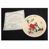 'The Christmas Surprise' Norman Rockwell Plate 'The Christmas Surprise' Norman Rockwell Plate