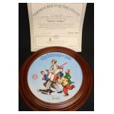 'Santas Helper' Norman Rockwell Collectors plate 'Santas Helper' Norman Rockwell Collectors plate