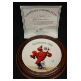 'Jolly Old St. Nick' Norman Rockwell plate 'Jolly Old St. Nick' Norman Rockwell plate