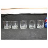 5 Sailboat Tumbler glasses 5 Sailboat Tumbler glasses