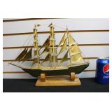 Brass Sailboat w/Stand Brass Sailboat w/Stand