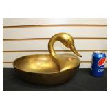 Brass Goose bowl / planter Brass Goose bowl / planter