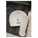 Sink and Pedestal Sink and Pedestal