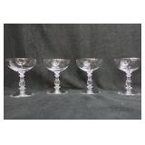 4 Statler Hall Stem Glasses 4 Statler Hall Stem Glasses