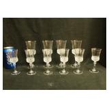 10 Crystal Stem Glasses 10 Crystal Stem Glasses