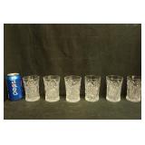 6 Crystal Glasses 6 Crystal Glasses