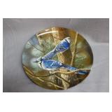 1985 Edwin Knowels 'The Blue Jay ' plate 1985 Edwin Knowels 'The Blue Jay ' plate