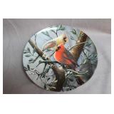 Edwin Knowels 'The Cardinal ' Plate Edwin Knowels 'The Cardinal ' Plate
