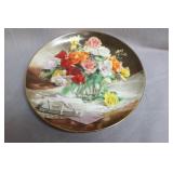 1988 W.L.George 'Roses' Plate 1988 W.L.George 'Roses' Plate