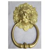 Brass Lions Head Door Knocker Brass Lions Head Door Knocker