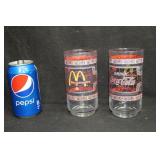 2 collectible Mcdonalds Coca Cola glasses 2 collectible Mcdonalds Coca Cola glasses