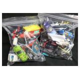 2 bags full of toy cars 2 bags full of toy cars