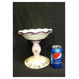 Tracy Porter frosted Pedestal fruit bowl Tracy Porter frosted Pedestal fruit bowl