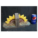 Sunflower Book Ends Sunflower Book Ends