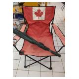Chair and umbrella Chair and umbrella