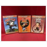 Felix, Woody Woodpecker, Betty Boop DVD lot (3)