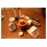 Candles holder Insence holder lighter and misc Candles holder Insence holder lighter and misc