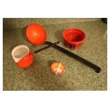 Ladel ramkin and egg timer Ladel ramkin and egg timer